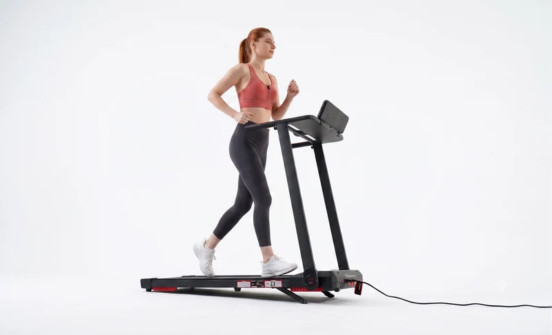 Tapis de course pliable Fitmovéa T12 – 12 km/h, inclinaison, Bluetooth