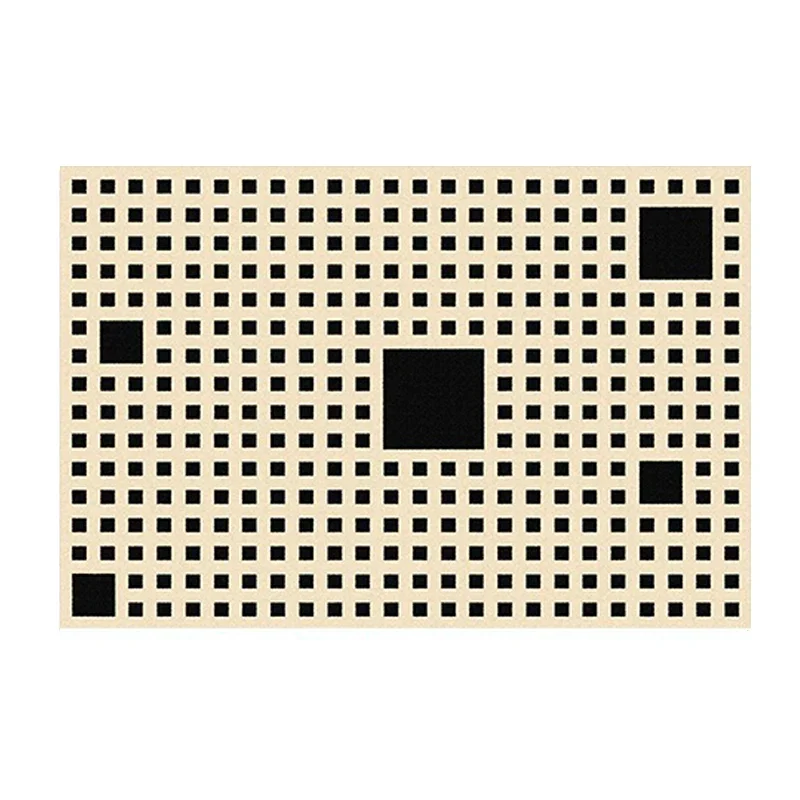 Tapis Damier Noir Blanc