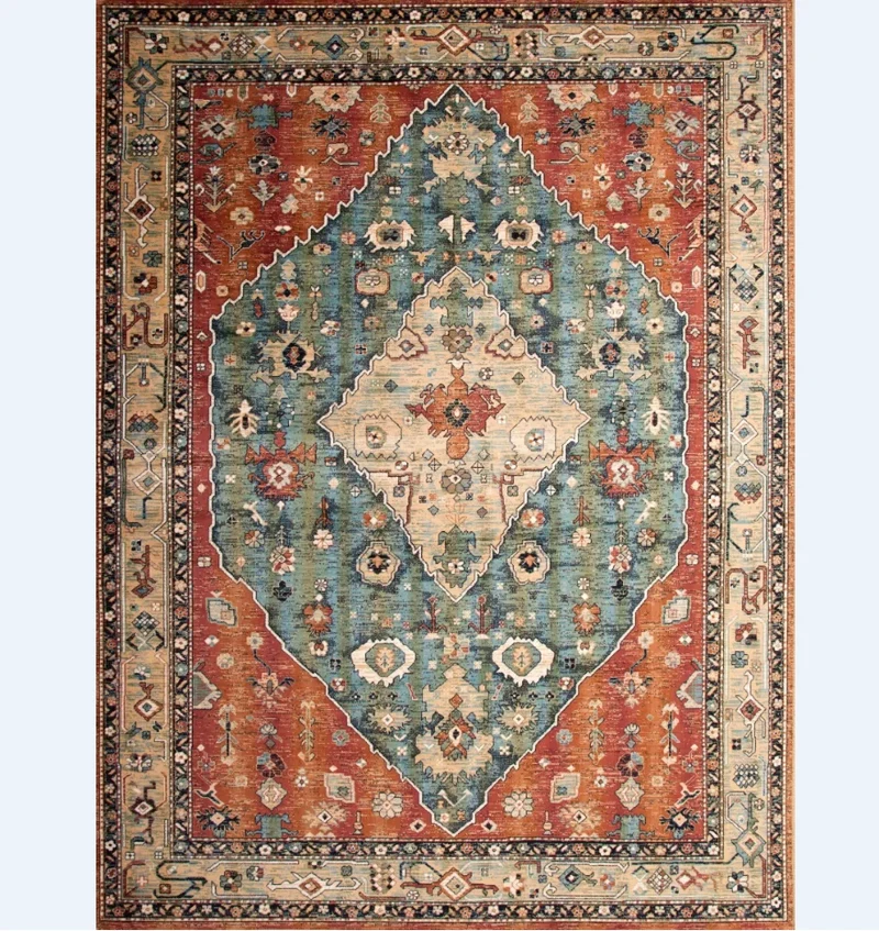 Tapis Indien Rouge