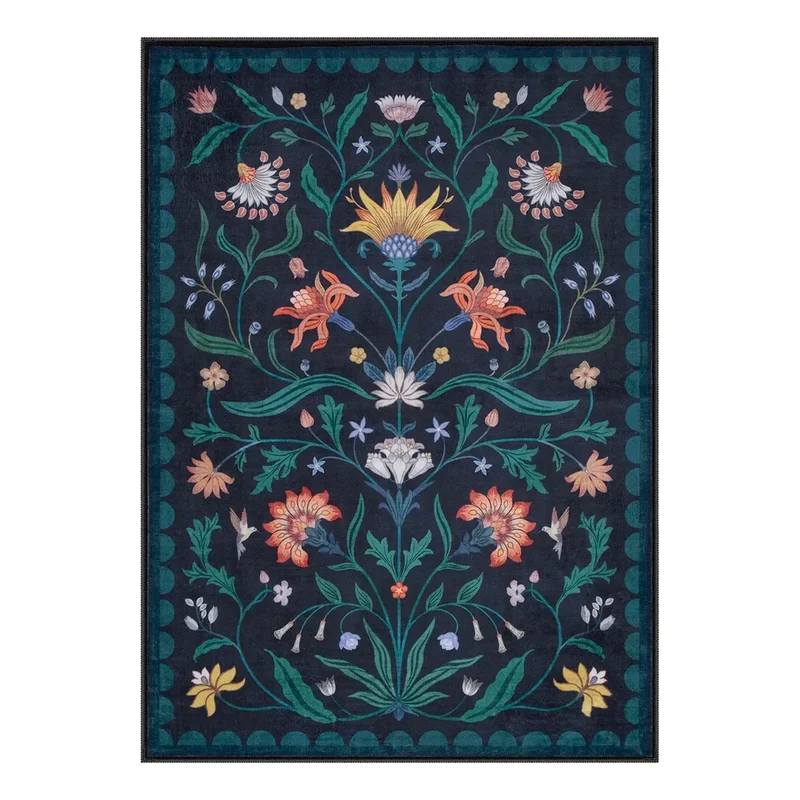 Tapis Fleuri Vintage