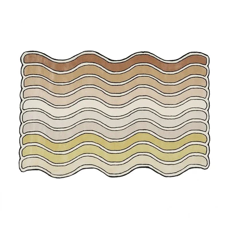Tapis Beige Arc-en-ciel