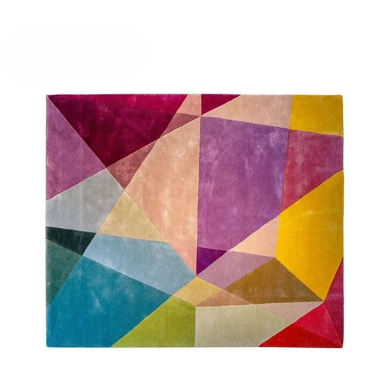 Tapis Géométrique Couleur