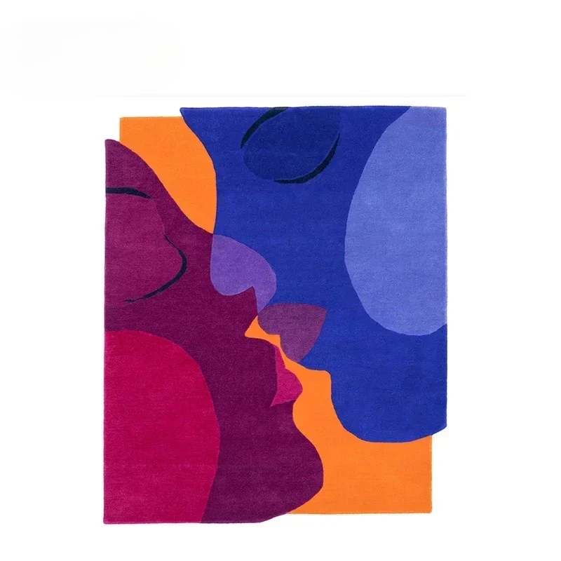 Tapis Géométrique Coloré