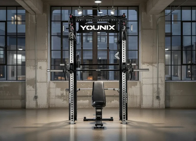 Younix Cable Rack Smith Bundle – Komplettpaket mit Smith Machine