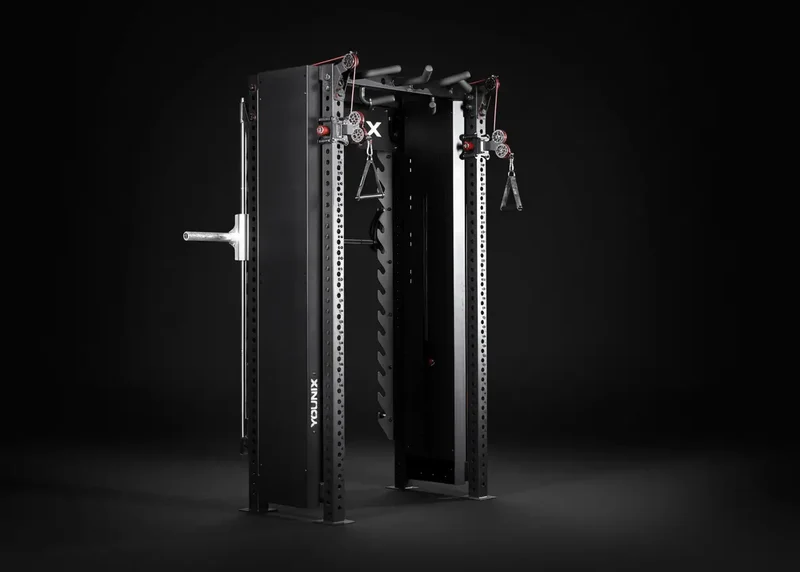 Younix Cable Rack Smith – Rack mit Smith Machine | 350+ Übungen
