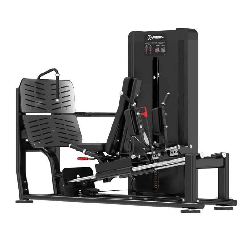 Sélectorisée Dual Presse à Jambes Horizontale / Squat Hack