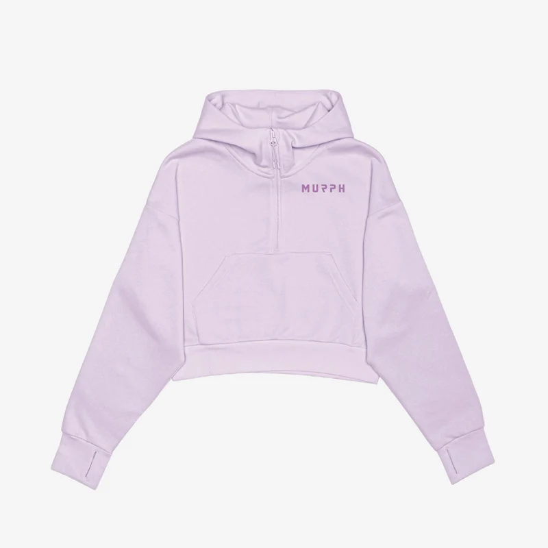 Hoodie Crop MURPH - Lavender