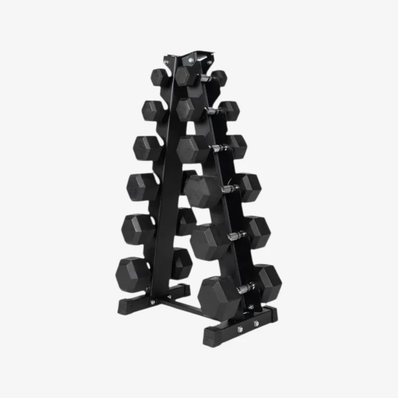 Ensemble haltères 5-30lbs avec support de rangement ( 210lbs )