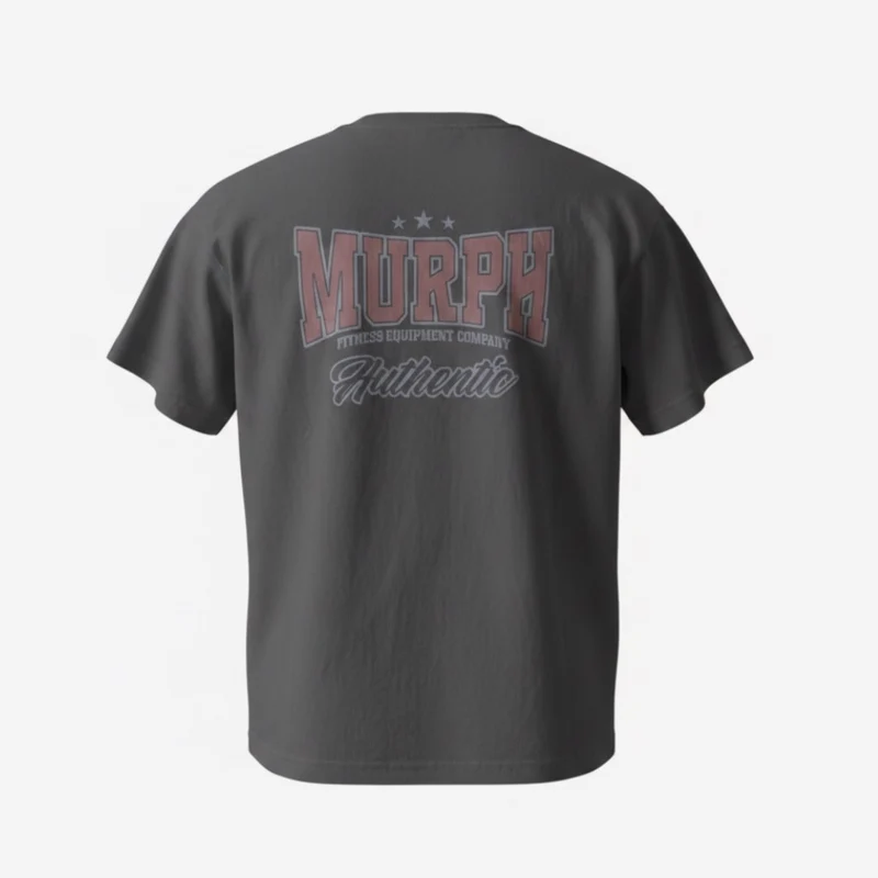 Oversized T-shirt MURPH - Authentic Charcoal