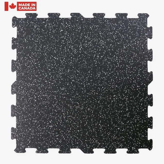 Tuile de caoutchouc 2'x2' - GREY - Serie Classic 8mm