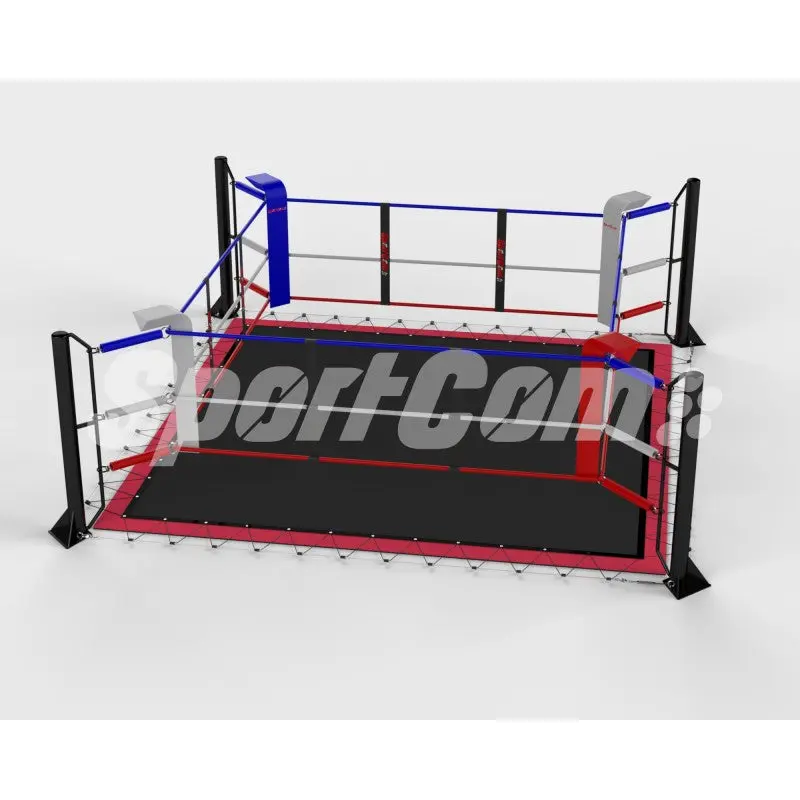Ecofix Bodenmontage-Boxring mit Spannseilen – 4×4 bis 7×7 m