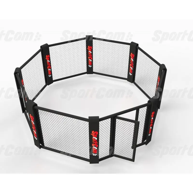 Faltbarer MMA-Käfig – Ø 5 m, Rollen | mit oder ohne Flexi-Roll-Matte