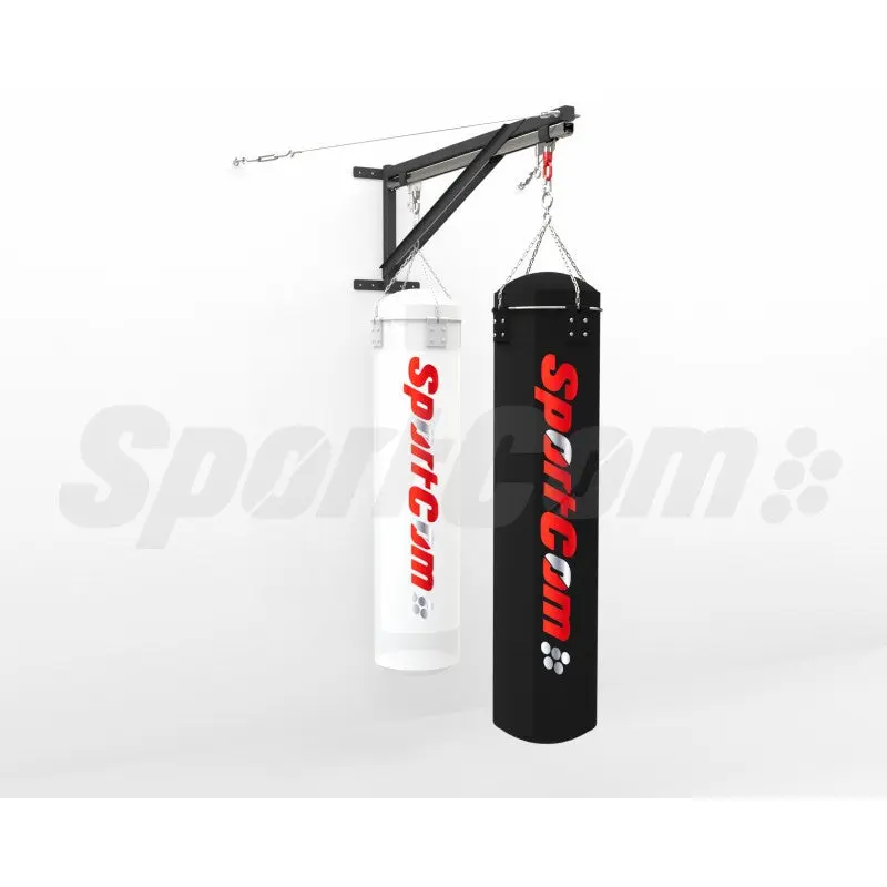 Sandsack-Wandhalterung mit Schiene und Laufwagen – 1,5 m Arm