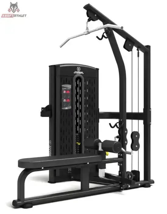 Selectorized Dualtrainer High Pulley und Rudern M6 Titanium Strength