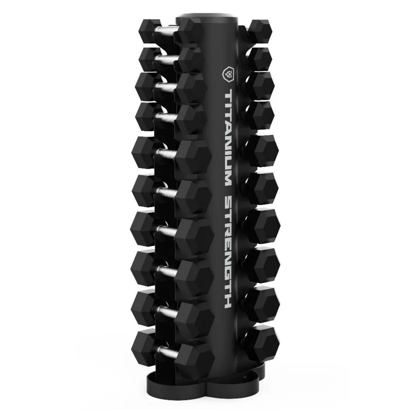 Haltères Hexagonaux de 1 à 10 KG + Rack Vertical TH10