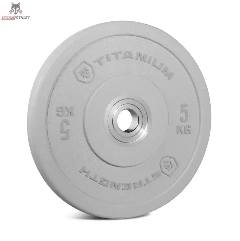 HD Olympische Bumper Plate Pro 5 KG Titanium Strength