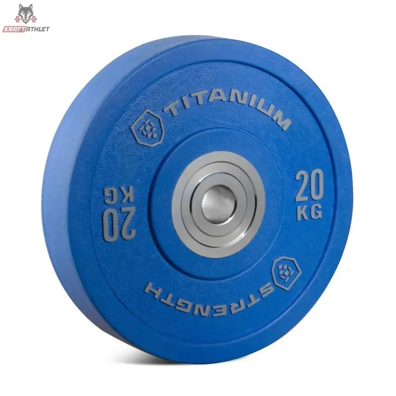 HD Olympische Bumper Plate Pro 20 KG Titanium Strength