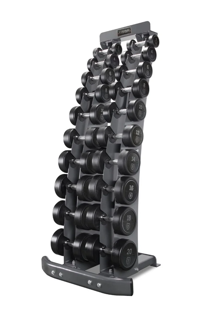 Set d'haltères 2- 20kg TV20 + Rack