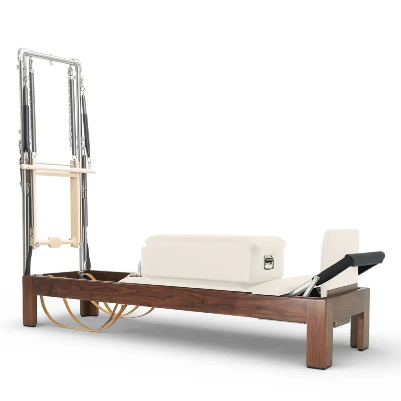 Elina Pilates Classic Reformer Dunkelholz 86" mit Tower