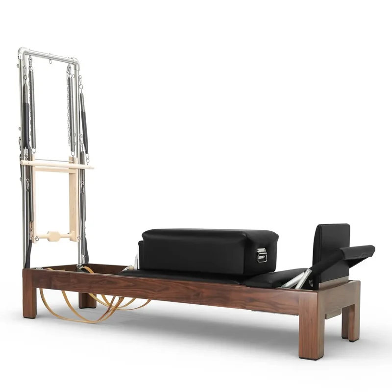 Elina Pilates Classic Reformer Dunkelholz 86" mit Tower