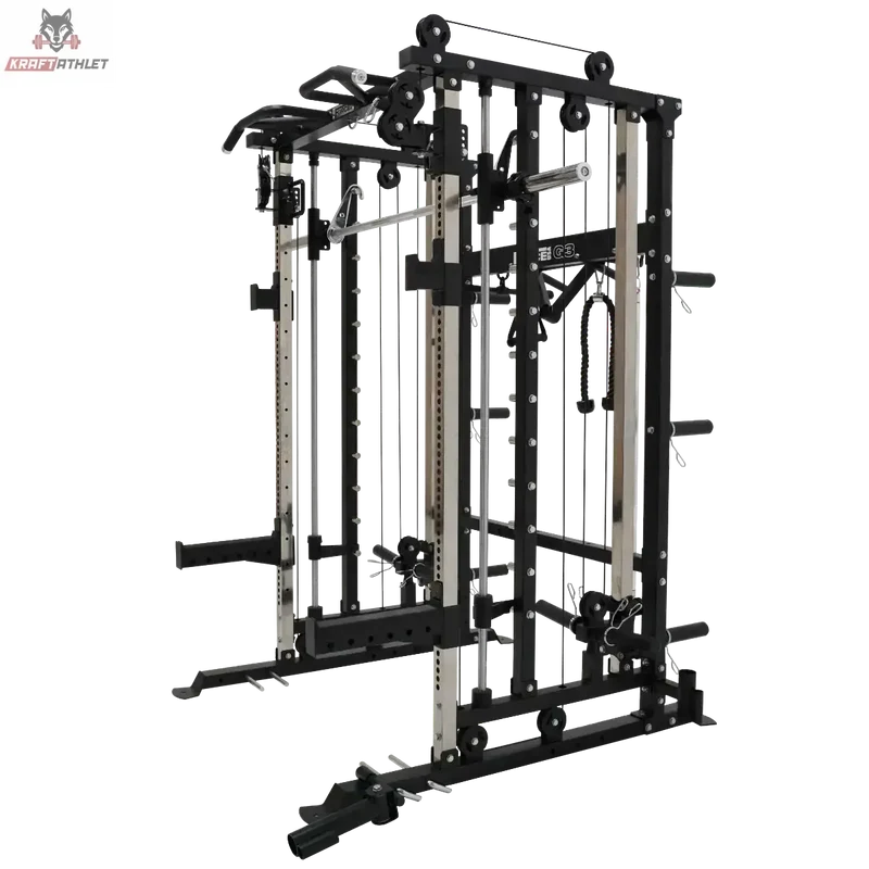 G3® V2 All-In-One Trainer: Multifunktionstrainer, Smith-Maschine, Double Pulley + Rack Force USA