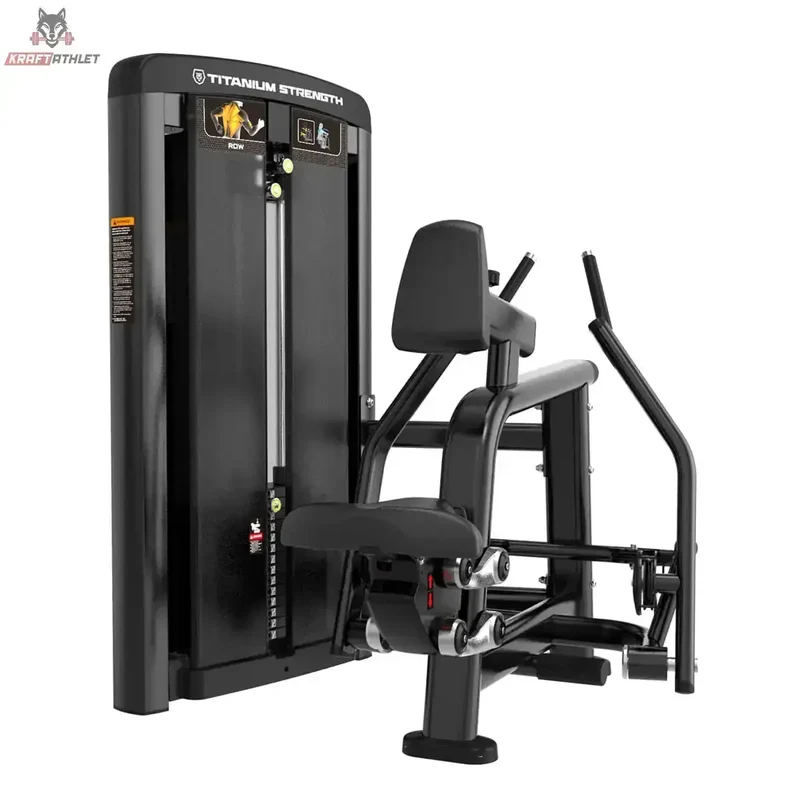 Selektiv geführtes einarmiges Sitzrudern Titanium Strength Genesis Series
