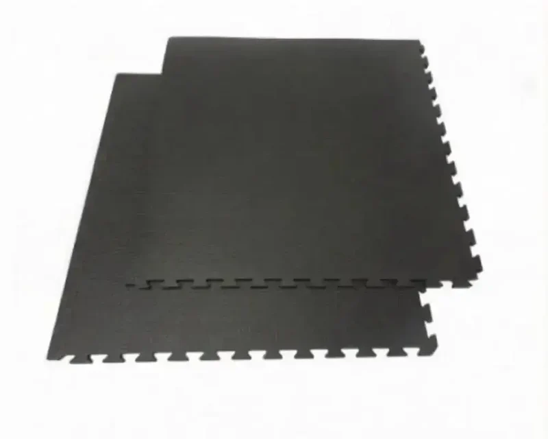 Cross-Training Puzzlematte 2 cm – EVA-Schaum, 1 × 1 m, schwarz
