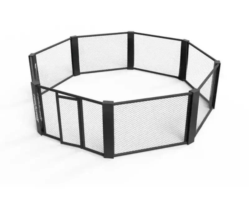 Bodenmontierter MMA-Käfig Oktagon – Ø 4 m, 8 Paneele × 1,93 m