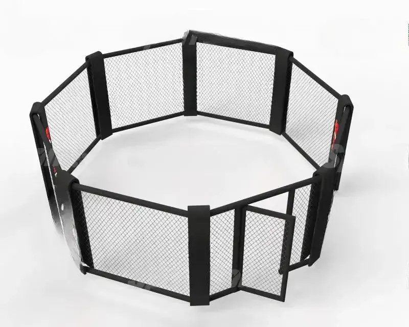 Klappbarer MMA-Käfig – Ø 5 m, patentiertes Faltsystem, ohne Bodenanker